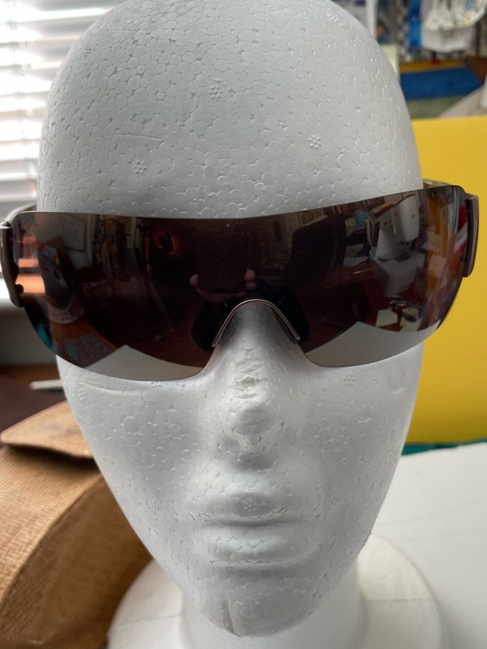 Maui Jim Honolulu Wrap Around Frameless Sunglasses - “Gloss Copper” Color